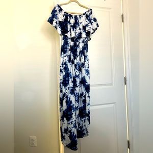 Like new! Tie dye Maxi dress with pockets
